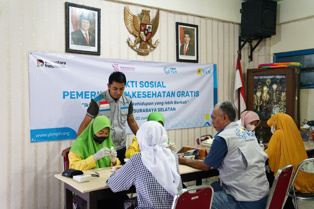 Peringati Hari Lahir Pancasila, YBM PLN UP3 Surabaya Selatan Dorong Kesadaran Hidup Sehat Masyarakat