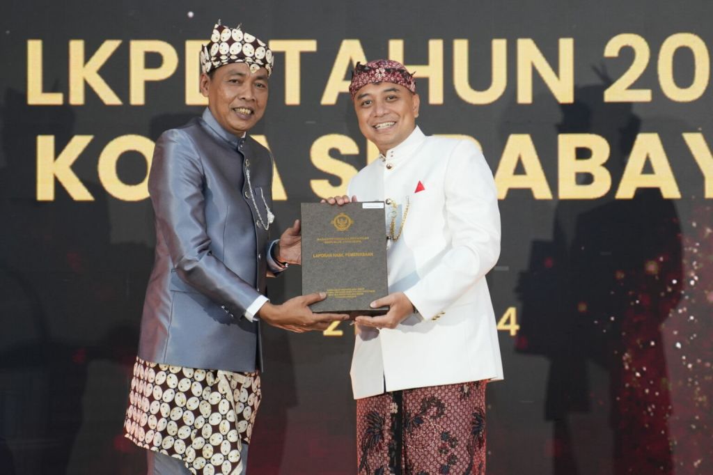 Pemkot Surabaya Raih WTP Dua Belas Kali Berturut-turut