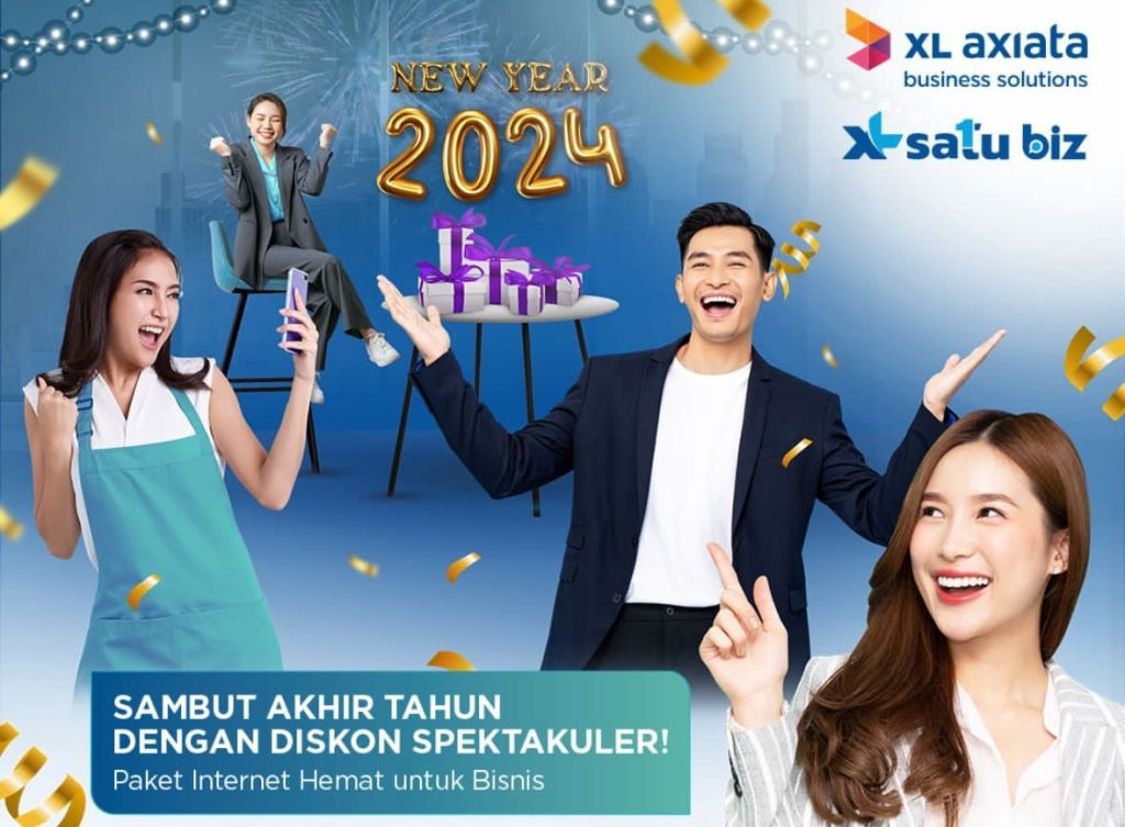 Promo Akhir Tahun XL SATU BIZ: Langganan Satu Tahun, Bonus 4 Bulan